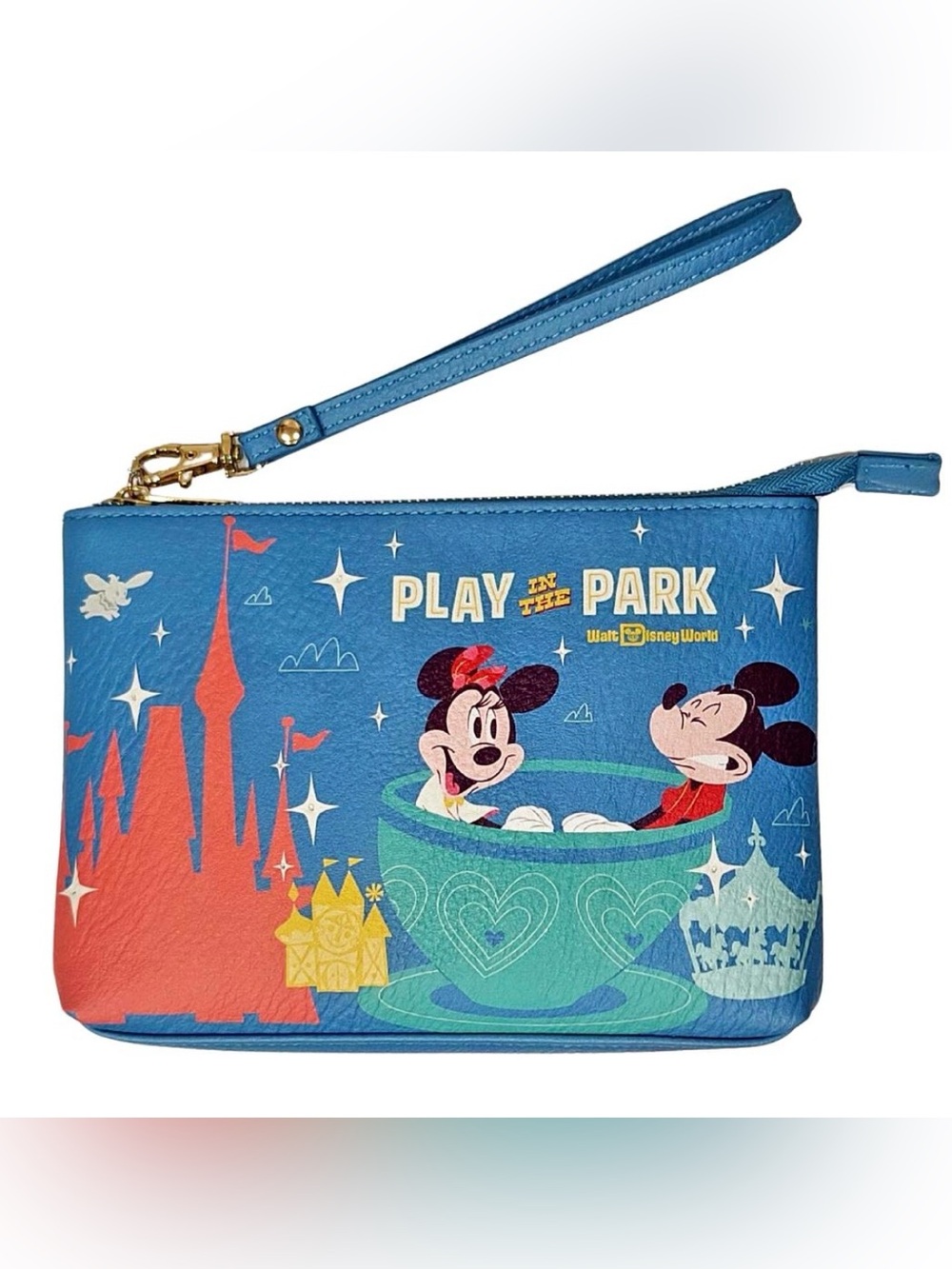 Disney Parks Mickey Minnie Play in the Park light-up wristlet pouch wallet